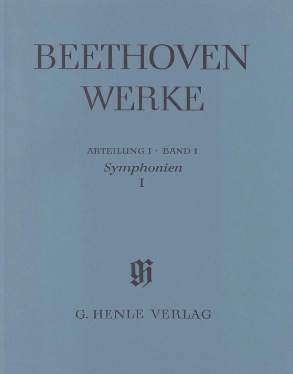 Beethoven: Symphonies I No. 1 and 2 (with critical report)