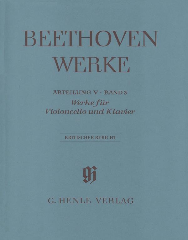 Beethoven: Werke for Violoncello und Klavier