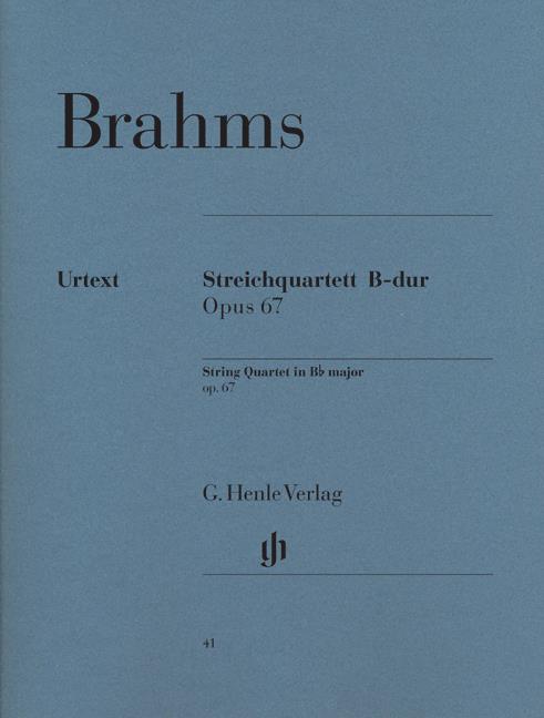 Johannes Brahms: Streichquartett Bes-Dur Opus 67