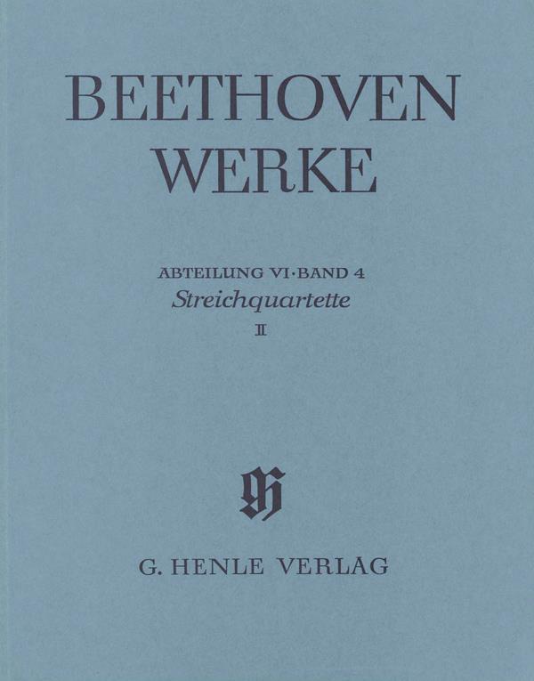 Beethoven: Streichquartett op. 59, 74, 95, Volume II