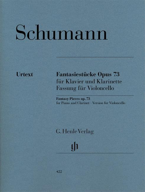 Schumann:  Fantasy Pieces for Piano And Clarinet Op.73 (Version for Cello)