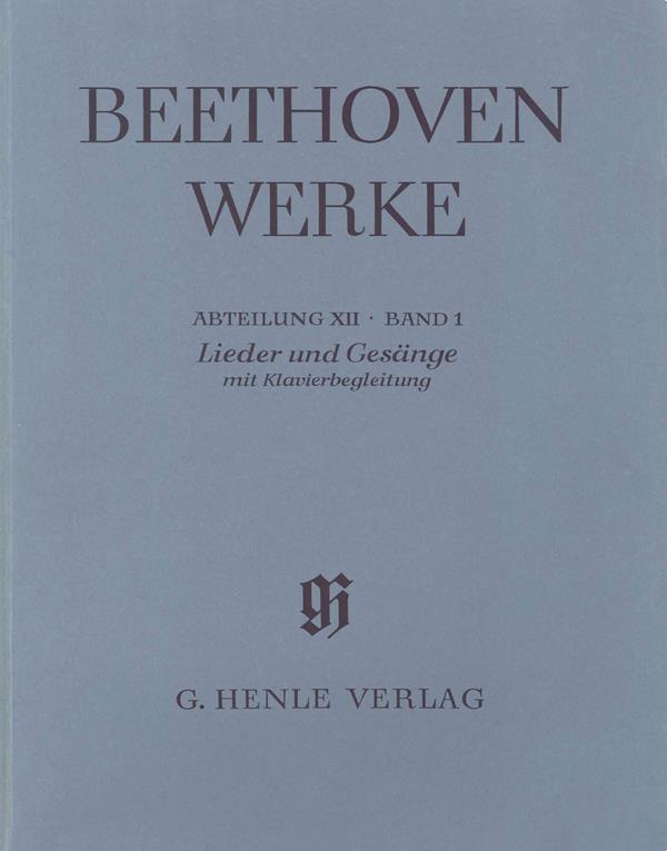 Ludwig van Beethoven: Lieder Und Gesange Mit Klavierbegleitung