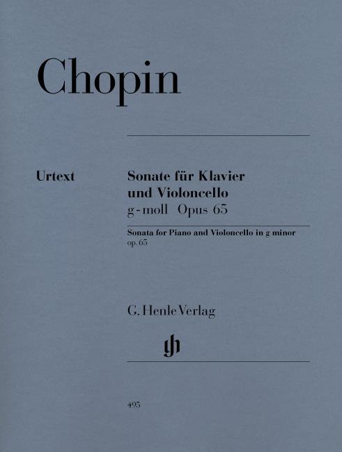 Chopin:  Cello Sonata In G Minor Op.65 (Urtext Edition)