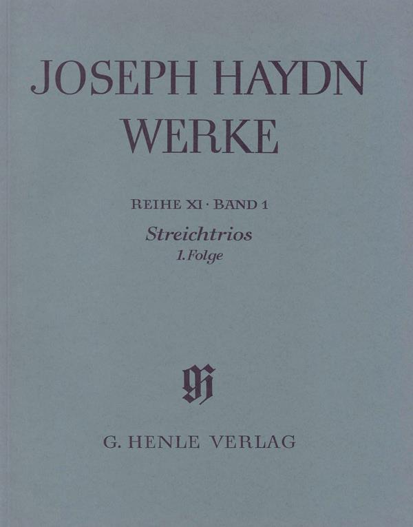 Haydn: String Trios 1st sequence (with critical report)