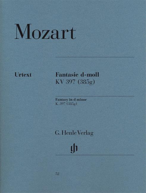 Mozart: Fantasy In D Minor K.397 (Urext Edition)