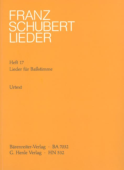 Schubert:  Lieder fuer Basstimme