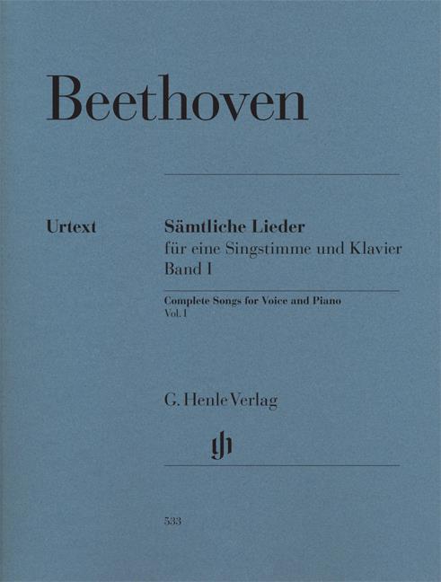 Beethoven: Samtliche Lieder Band I (Urtext)