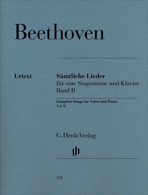 Beethoven: Samtliche Lieder Band II (Urtext)