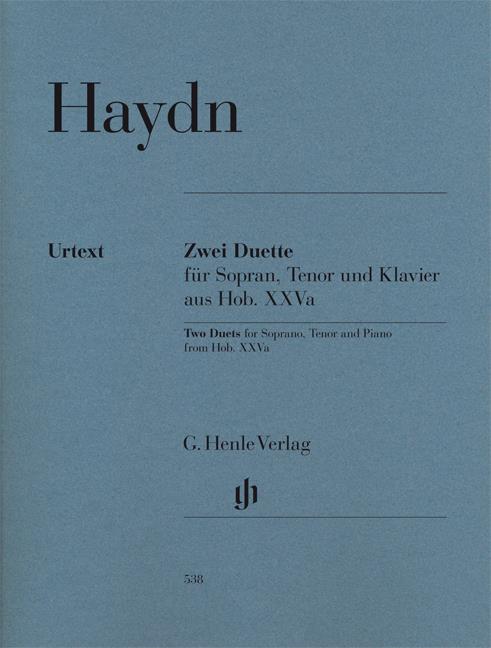 Haydn: Zwei Duette - Sopran, Tenor Und Klavier (Urtext)