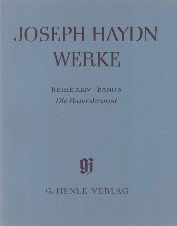 Haydn: Die Feuersbrunst - Singspiel in two acts (with critical report)