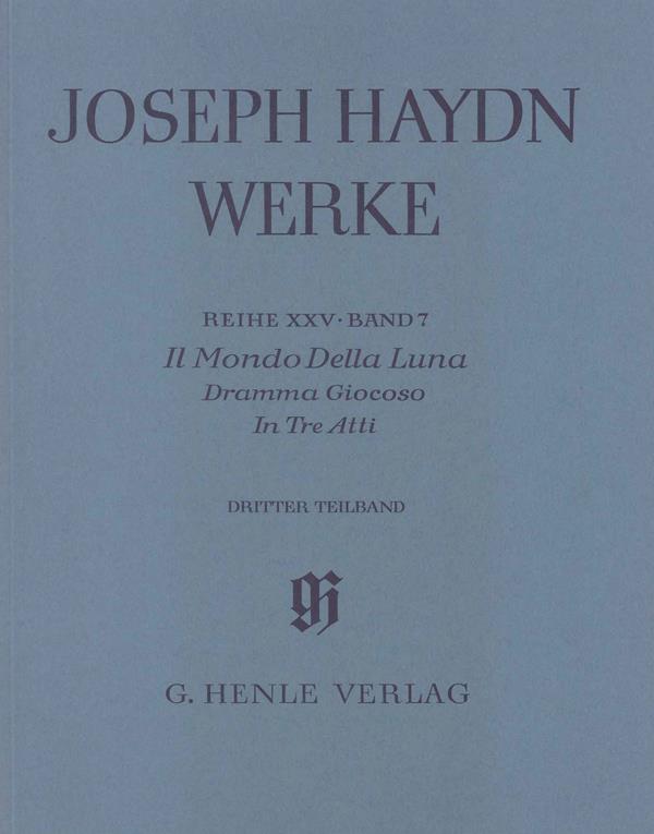 Joseph Haydn: Il Mondo Della Luna Atto 2 Und 3 Volume 3