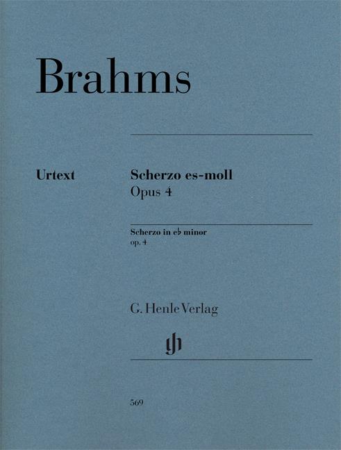 Brahms: Scherzo e flat minor op. 4