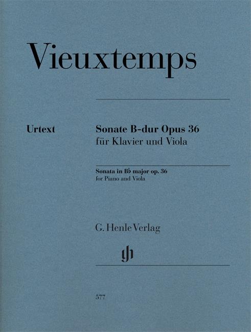 Henri Vieuxtemps: Sonate B-dur Opus 36 fur Klavier und Viola