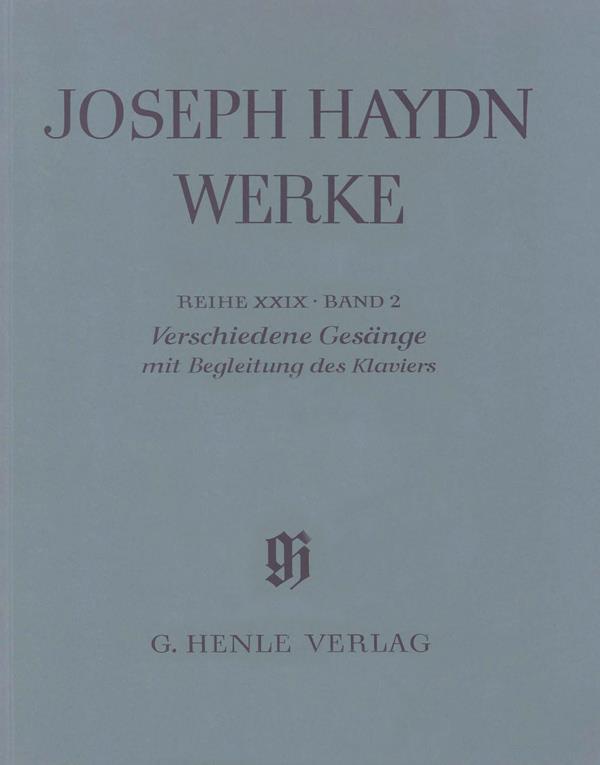 Haydn: Diffuerent songs with accompaniment of the Piano (with critical report)