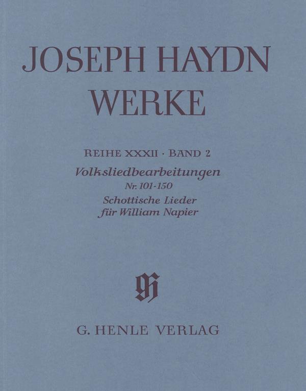 Haydn: Arrangements Of Folk Songs No.101 - 150 Scottish Songs fuer William Napier (Henle Urtext Edition)