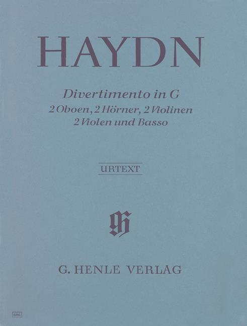Haydn: Divertimento G major Hob. II:9 fuer 2 Oboes, 2 Horns, 2 Violins, 2 Violas and Basso Continuo