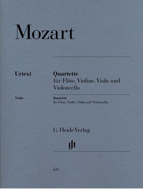 Mozart: Quartette fuer Flote, Violine, Viola Und Violoncello
