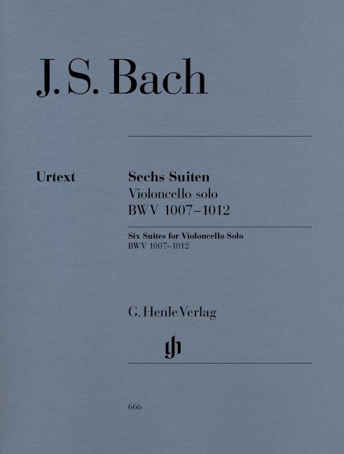 Bach: 6 Suites for Violoncello solo BWV 1007-1012 - Sechs Suiten for Violoncello solo BWV 1007-1012 - Zes Suites Voor Cello Solo BWV 1007-BWV 1012