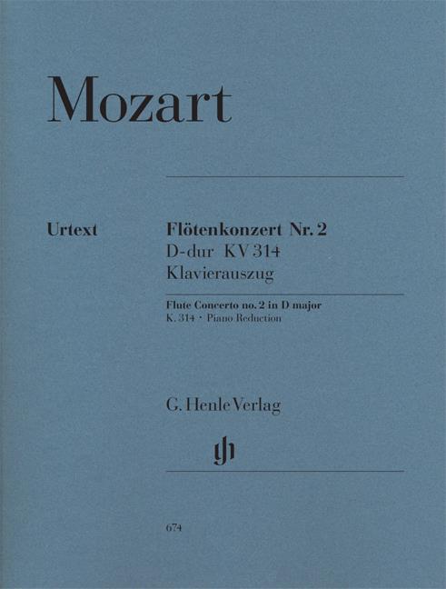 Mozart: Concerto for Flute And Orchestra In D KV 314 (Flute And Piano)