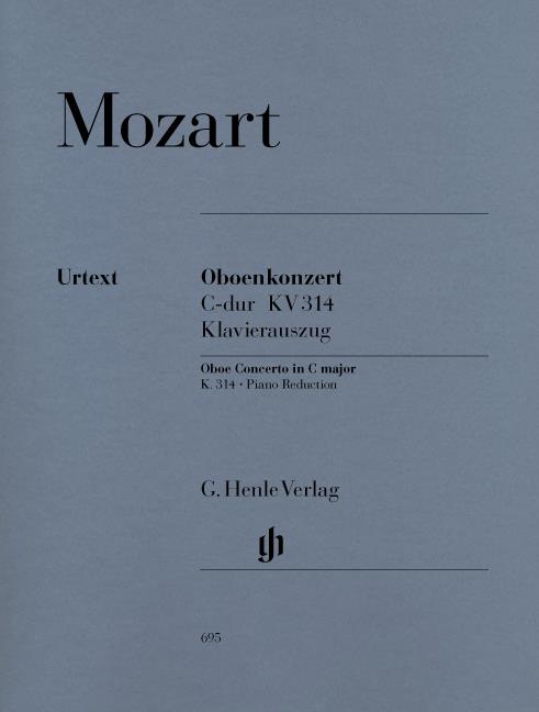 Mozart: Concerto for Oboe And Orchestra C K.314 (Oboe/Piano)