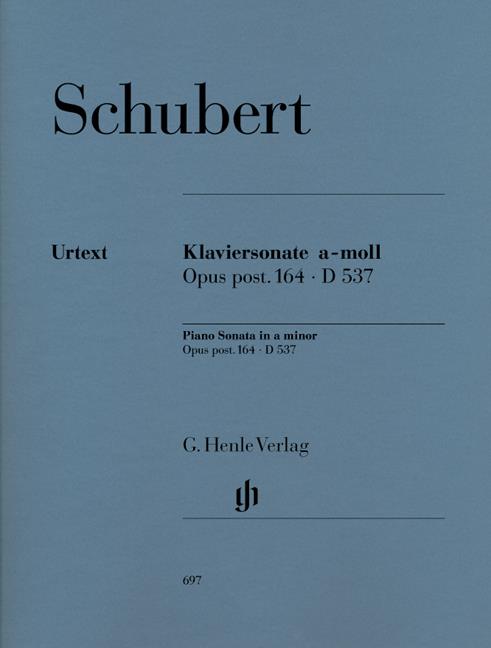 Schubert:  Klaviersonate A-Moll Opus Post. 164 D537
