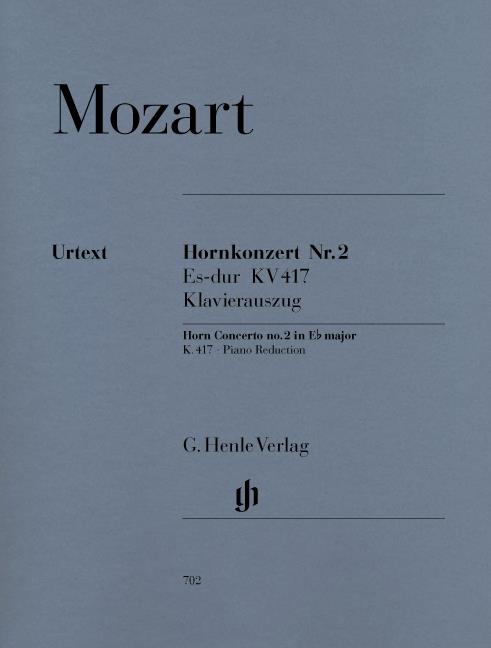 Mozart: Concerto fuer Horn and Orchestra No. 2 E flat major K. 417 (with solo parts in E flat and F)