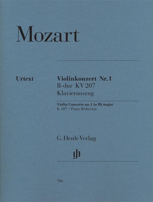 Mozart: Violin Concerto No.1 B Flat K.207 (Violin/Piano)