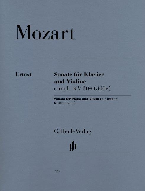 Mozart: Violin Sonata In E Minor K.304 (Henle Urtext Edition)