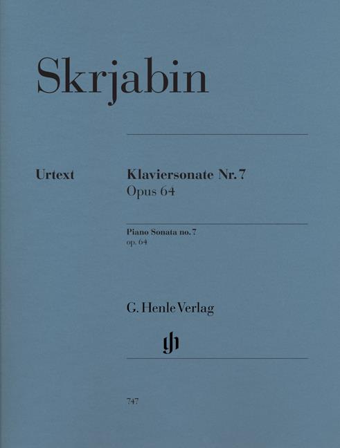 Alexander Scriabin: Piano Sonata No.7 Op.64 (Urtext Edition)