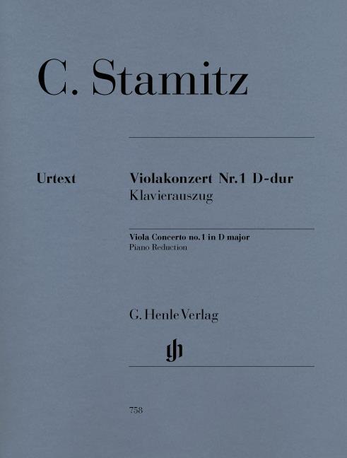 Carl Stamitz: Viola Concerto No.1 In D (Viola/Piano)