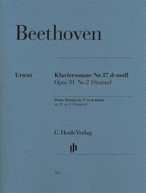 Beethoven: Piano Sonata In D Minor Tempest Op.31 No.2 (Urtext Edition)