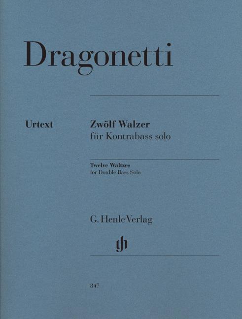 D. Dragonetti: Zwolf Walzer Kontrabass Solo