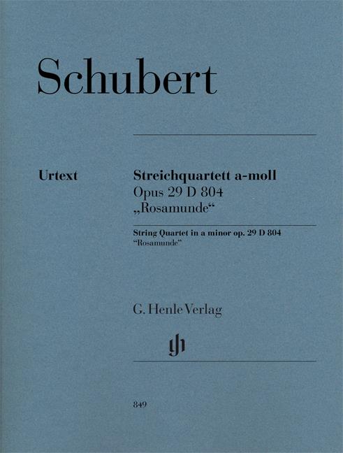 Schubert: String Quartet a minor Opus 29 D 804 Rosamunde