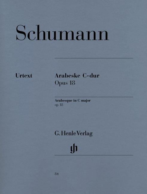 Schumann:  Arabesque In C Op.18 (Urtext Edition)