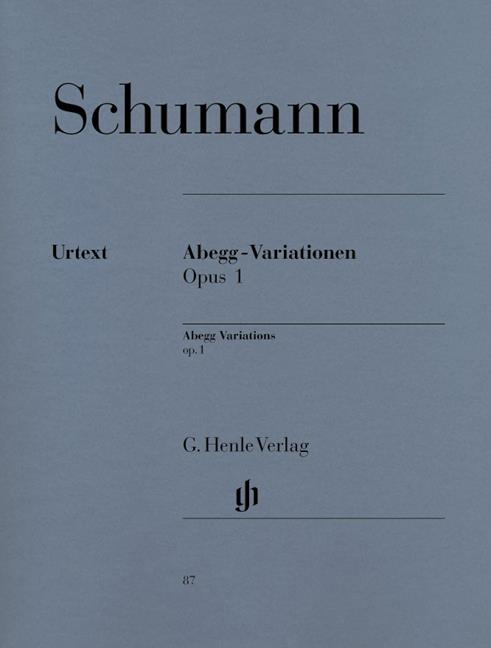 Schumann: Abegg Variations Op.1 (Henle)