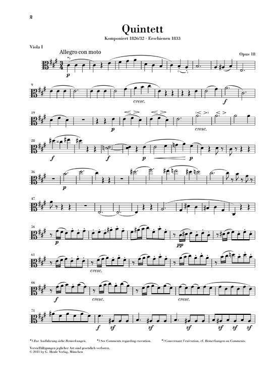 Mendelssohn: Streichquintette Opus 18 und 87