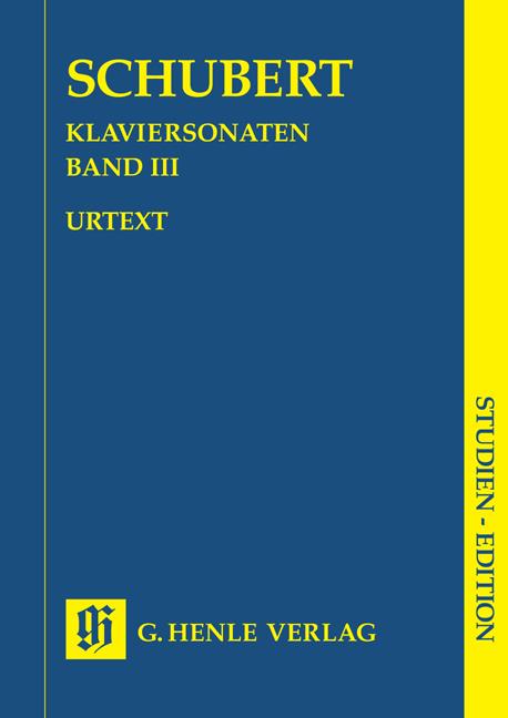 Schubert:  Klaviersonaten Band III (Urtext)