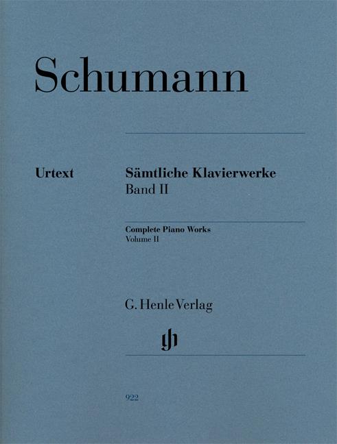 Schumann: Samtliche Klavierwerke Band II