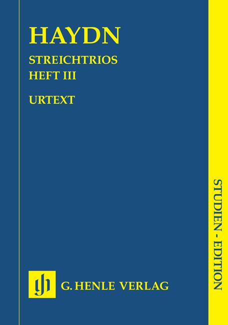 Haydn: Streichtrios Heft III (Urtext)