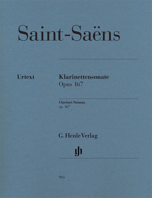 Saint-Saëns: Clarinet Sonata Op.167