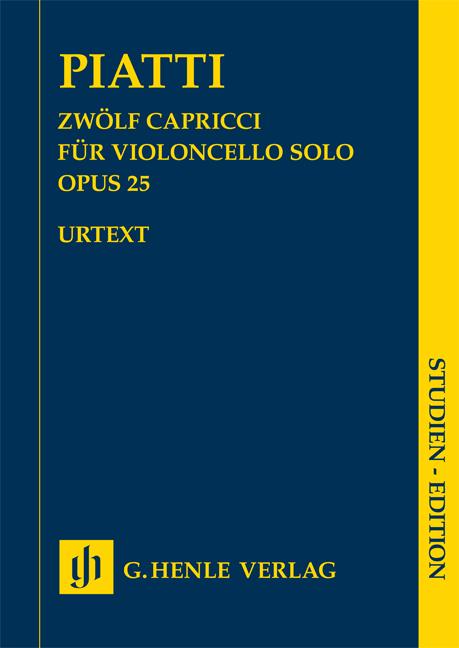 Alfredo Piatti: Zwölf Capricci op. 25 für Violoncello solo