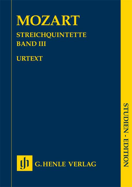 Mozart: Streichquintette Band III (Studiepartituur)