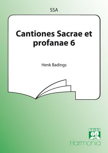 Cantiones Sacrae Et Profanae 6