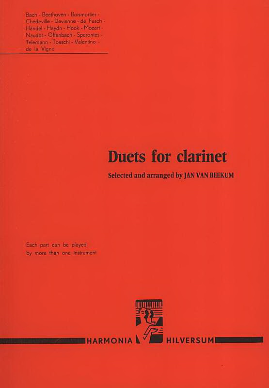 Jan van Beekum: Duets for Clarinet