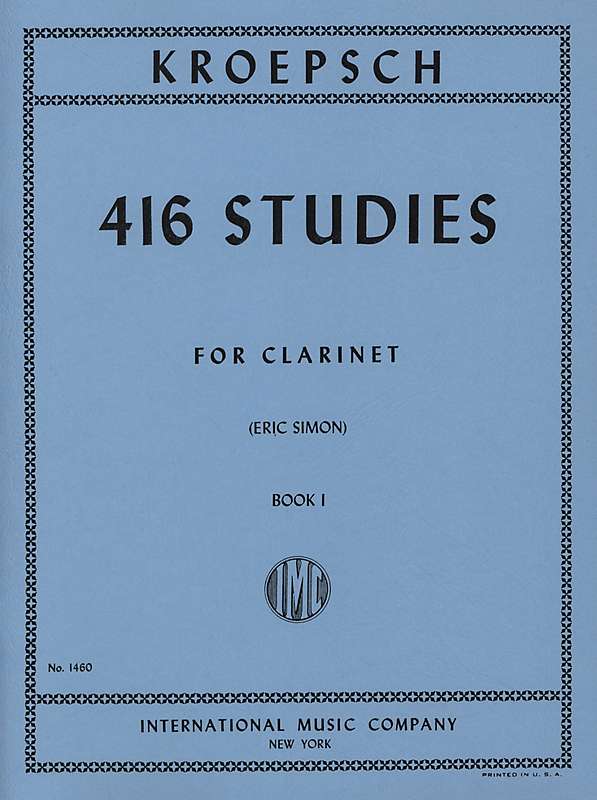 Fritz Kroepsch: 416 Studies Vol. 1