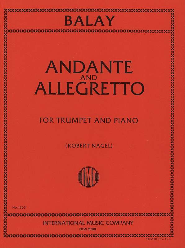 Balat Guillaume: Andante E Allegretto (Nagel)