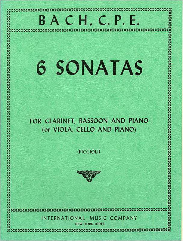 Bach: 6 Sonate (Piccioli)