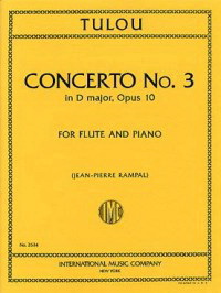 Jean-Louis Tulou: Concerto No3 D Maj (Fluit)