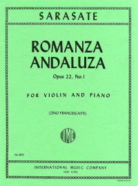 Pablo de Sarasate: Romanza Andaluza op.22/1