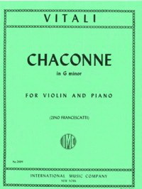Tomaso Antonio Vitali: Chaconne G minor